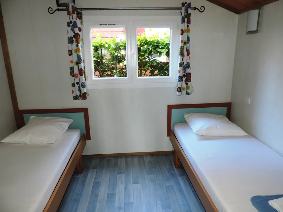 chambre lits simples chalet 4 6 pl